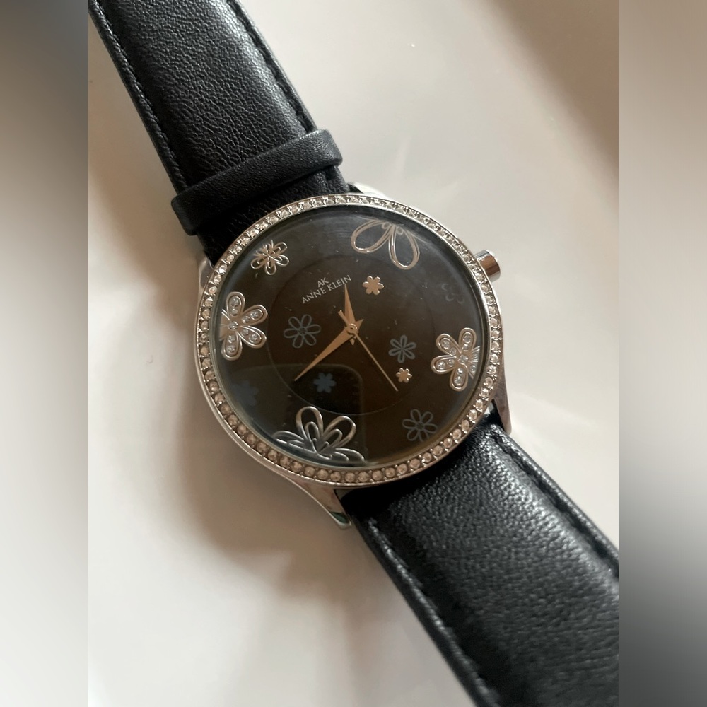 Anne Klein Leather Watch